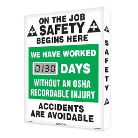 Accuform DIGIDAY LITE ELECTRONIC SCOREBOARD SCJ130 SCJ130